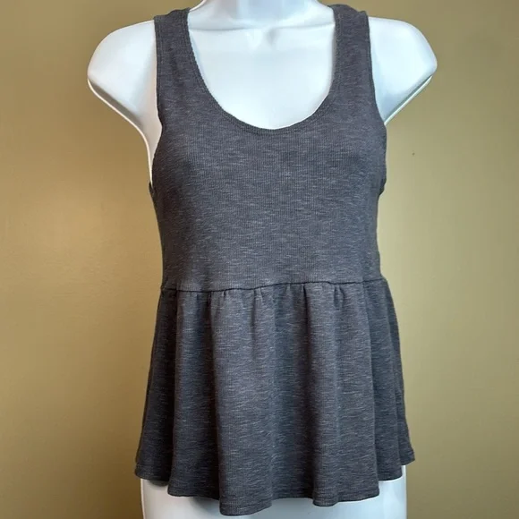 Anthropology T.la peplum babydoll tank top - Picture 4 of 7